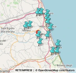 Mappa Via del Tratturo, 64018 Tortoreto TE, Italia (6.78143)