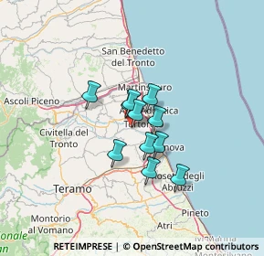 Mappa Via del Tratturo, 64018 Tortoreto TE, Italia (8.25909)