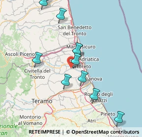 Mappa Via del Pioppo, 64018 Tortoreto TE, Italia (16.60636)