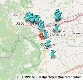 Mappa Via Indro Montanelli, 64010 Villa Lempa TE, Italia (7.182)