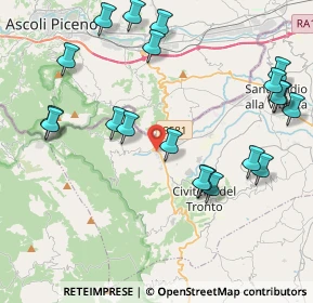 Mappa Via Indro Montanelli, 64010 Villa Lempa TE, Italia (4.967)