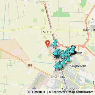 Mappa Via Aurelia Nord Localitá, 58100 Grosseto GR, Italia (1.985)