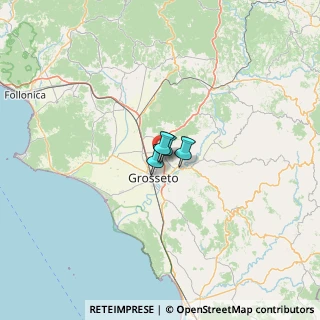 Mappa Via Rosellana, 58100 Bagno Roselle GR, Italia (61.35438)