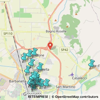 Mappa Via Rosellana, 58100 Bagno Roselle GR, Italia (3.2735)