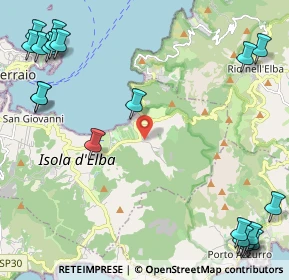 Mappa Via Le Trane, 57037 Portoferraio LI, Italia (3.549)