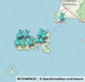 Mappa Via Le Trane, 57037 Portoferraio LI, Italia (12.88267)