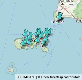 Mappa Via Le Trane, 57037 Portoferraio LI, Italia (10.3765)