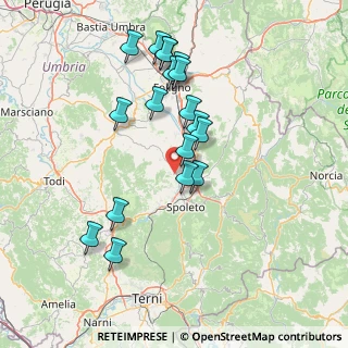 Mappa Località Terraia, 06049 Spoleto PG, Italia (15.03111)