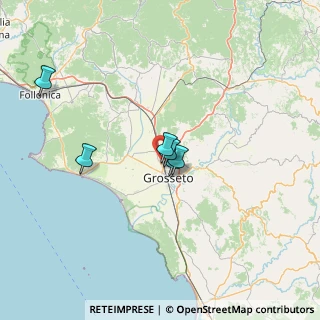 Mappa Via dello Zircone, 58100 Grosseto GR, Italia (29.44455)