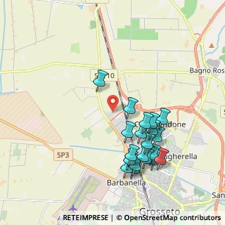 Mappa Via dello Zircone, 58100 Grosseto GR, Italia (2.1045)