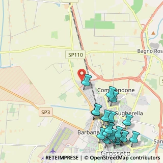 Mappa Via dello Zircone, 58100 Grosseto GR, Italia (3.22947)