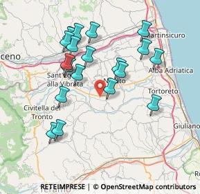Mappa Via Cristoforo Colombo, 64027 Nucleo Artigianale TE, Italia (7.629)