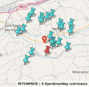 Mappa Via Cristoforo Colombo, 64027 Nucleo Artigianale TE, Italia (3.731)