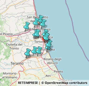 Mappa Via Carlo Goldoni, 64018 Tortoreto Lido TE, Italia (9.626)