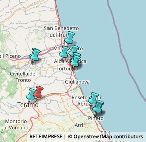 Mappa Via Carlo Goldoni, 64018 Tortoreto Lido TE, Italia (13.81571)