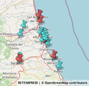 Mappa Via Carlo Goldoni, 64018 Tortoreto Lido TE, Italia (13.4225)
