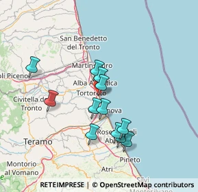 Mappa Via Carlo Goldoni, 64018 Tortoreto Lido TE, Italia (12.6825)