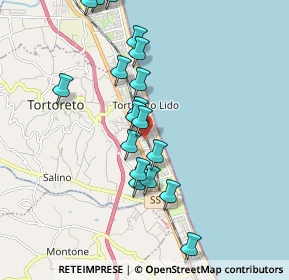 Mappa Via Carlo Goldoni, 64018 Tortoreto Lido TE, Italia (2.1385)