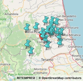 Mappa Piazza del Mercato, 64010 Villa Lempa TE, Italia (9.8145)