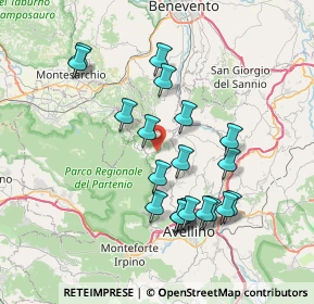 Mappa SP166, 83015 Pietrastornina AV, Italia (7.633)