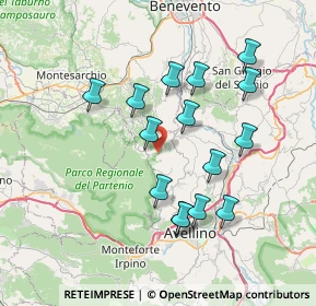 Mappa SP166, 83015 Pietrastornina AV, Italia (7.42267)