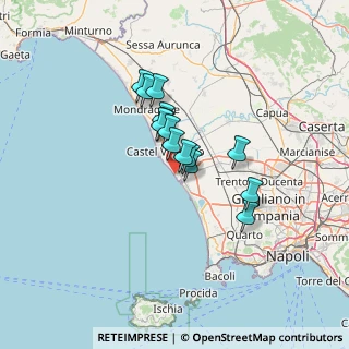 Mappa Viale Dante Alighieri, 81030 Castel Volturno CE, Italia (9.61643)