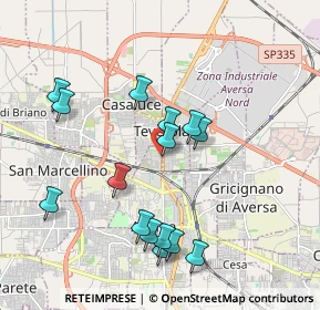 Mappa Via del Popolo, 81031 Aversa CE, Italia (2.06667)