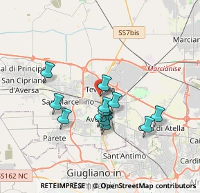 Mappa Via del Popolo, 81031 Aversa CE, Italia (3.175)