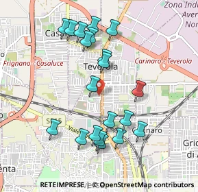 Mappa Via del Popolo, 81031 Aversa CE, Italia (1.028)