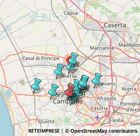 Mappa Via del Popolo, 81031 Aversa CE, Italia (6.69444)