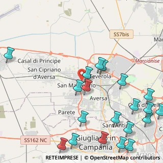Mappa Via Kennedy, 81030 San Marcellino CE, Italia (6.2805)