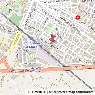 Mappa Via Basile, 15-17, 70044 Polignano a Mare, Bari (Puglia)
