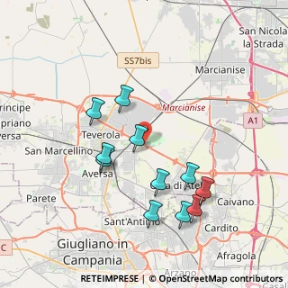 Mappa SS 7bis, 81030 Gricignano di Aversa CE (3.99182)