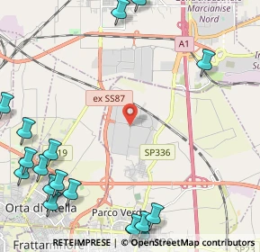 Mappa Strada provinciale Cancello - Caivano zona ASI Montefibre, 81025 Marcianise CE, Italia (3.6135)