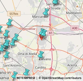 Mappa Strada provinciale Cancello - Caivano zona ASI Montefibre, 81025 Marcianise CE, Italia (6.7605)