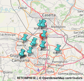 Mappa Strada provinciale Cancello - Caivano zona ASI Montefibre, 81025 Marcianise CE, Italia (6.33143)