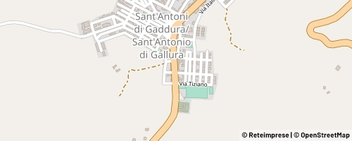 Mappa Sant'Antonio di Gallura