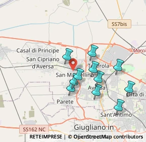 Mappa 81030 San Marcellino CE, Italia (3.48182)