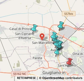 Mappa 81030 San Marcellino CE, Italia (3.65909)