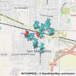 Mappa Via Giuseppina Sagliano, 81030 San Marcellino CE, Italia (0.308)