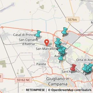 Mappa Via Giuseppina Sagliano, 81030 San Marcellino CE, Italia (5.564)