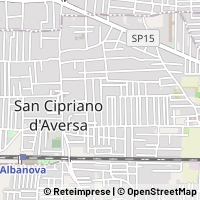 Map San Cipriano d'Aversa