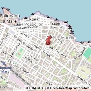 Mappa Via Don Luigi Sturzo, 58, 70044 Polignano a Mare, Bari (Puglia)