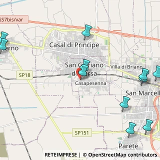 Mappa Via Trieste, 81030 Casapesenna CE, Italia (3.28455)