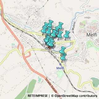 Mappa Via Aldo Moro, 85025 Melfi PZ, Italia (0.2505)