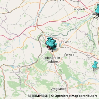 Mappa Via Aldo Moro, 85025 Melfi PZ, Italia (22.2095)