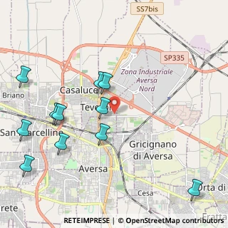 Mappa Sesta Traversa Strada Provinciale Larga, 81030 Teverola CE, Italia (2.63455)