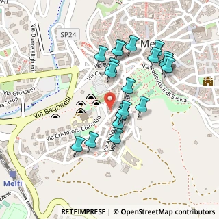 Mappa Piazza Archimede, 85025 Melfi PZ, Italia (0.2345)