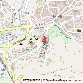 Mappa Via Attilio di Napoli, 21, 85025 Melfi, Potenza (Basilicata)