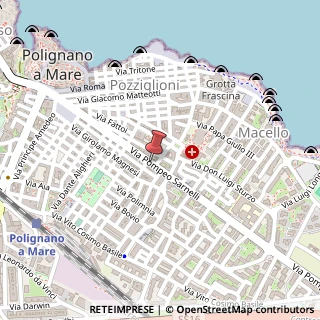 Mappa Via Pompeo Sarnelli, 119, 70044 Altamura, Bari (Puglia)